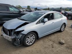 Honda Civic EXL salvage cars for sale: 2012 Honda Civic EXL