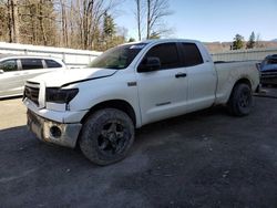 Salvage trucks for sale at Center Rutland, VT auction: 2010 Toyota Tundra Double Cab SR5
