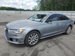 Carros salvage a la venta en subasta: 2016 Audi A6 Premium Plus