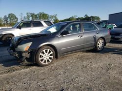 Salvage cars for sale from Copart Spartanburg, SC: 2007 Honda Accord EX