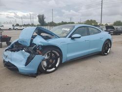 Salvage cars for sale from Copart Miami, FL: 2023 Porsche Taycan