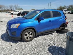 Salvage cars for sale at Barberton, OH auction: 2015 Chevrolet Trax 1LS