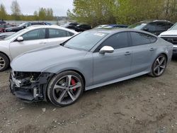 Audi salvage cars for sale: 2017 Audi RS7 Prestige