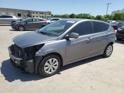 Salvage cars for sale from Copart Wilmer, TX: 2015 Hyundai Accent GS