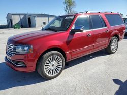 Salvage cars for sale from Copart Tulsa, OK: 2015 Lincoln Navigator L