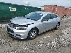 Chevrolet salvage cars for sale: 2017 Chevrolet Malibu LS