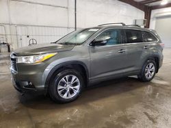 Salvage cars for sale at Avon, MN auction: 2014 Toyota Highlander LE