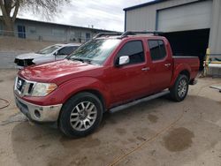 Salvage cars for sale from Copart Albuquerque, NM: 2012 Nissan Frontier S