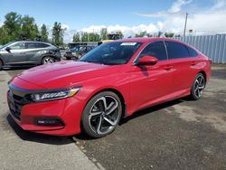 Honda salvage cars for sale: 2019 Honda Accord Sport