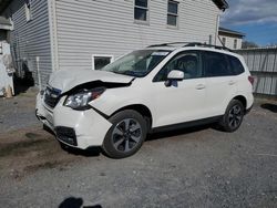Salvage cars for sale at York Haven, PA auction: 2018 Subaru Forester 2.5I Premium