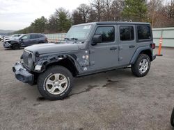 Salvage cars for sale from Copart Brookhaven, NY: 2018 Jeep Wrangler Unlimited Sport