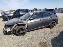 Salvage cars for sale at Antelope, CA auction: 2018 Honda Civic Sport Touring