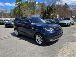 Salvage cars for sale from Copart North Billerica, MA: 2017 Land Rover Discovery HSE