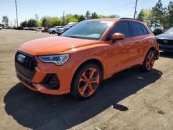 Salvage cars for sale at Denver, CO auction: 2021 Audi Q3 Premium Plus S Line 45