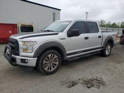 Salvage cars for sale from Copart Lumberton, NC: 2016 Ford F150 Supercrew