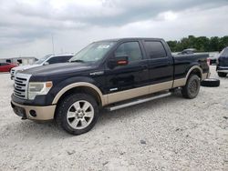 Salvage cars for sale from Copart New Braunfels, TX: 2013 Ford F150 Supercrew