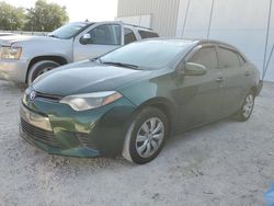 Salvage cars for sale from Copart Apopka, FL: 2015 Toyota Corolla L