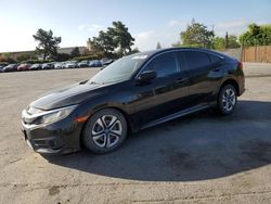 Salvage cars for sale from Copart San Martin, CA: 2017 Honda Civic LX