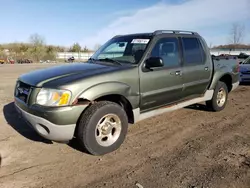 Salvage cars for sale from Copart Columbia Station, OH: 2002 Ford Explorer Sport Trac
