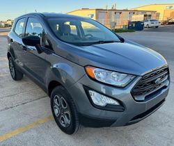 Ford Ecosport S salvage cars for sale: 2022 Ford Ecosport S