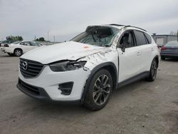 Mazda cx-5 salvage cars for sale: 2016 Mazda CX-5 GT