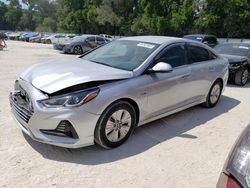 Salvage cars for sale at Ocala, FL auction: 2019 Hyundai Sonata Hybrid