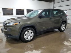 Salvage cars for sale at Blaine, MN auction: 2014 Jeep Cherokee Sport