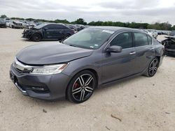 Salvage cars for sale from Copart San Antonio, TX: 2016 Honda Accord Touring