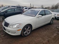 Mercedes-Benz S 550 4matic salvage cars for sale: 2008 Mercedes-Benz S 550 4matic