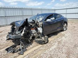 Salvage cars for sale from Copart Houston, TX: 2015 Tesla Model S