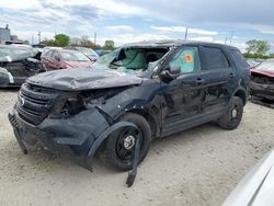 Salvage cars for sale at Des Moines, IA auction: 2013 Ford Explorer Police Interceptor