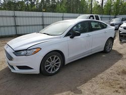 Salvage cars for sale from Copart Harleyville, SC: 2017 Ford Fusion SE