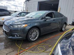 Salvage cars for sale at Chicago Heights, IL auction: 2015 Ford Fusion SE