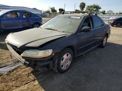 Honda Accord ex Vehiculos salvage en venta: 2002 Honda Accord EX