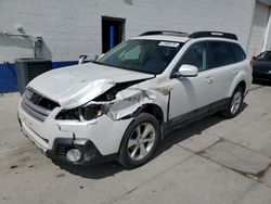 Salvage cars for sale from Copart Farr West, UT: 2013 Subaru Outback 2.5I Limited