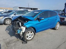 Salvage cars for sale at Grand Prairie, TX auction: 2015 Ford Fiesta SE