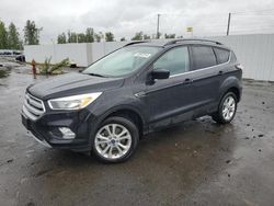 Salvage cars for sale at Portland, OR auction: 2018 Ford Escape SE