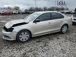 Salvage cars for sale at Columbus, OH auction: 2015 Volkswagen Jetta TDI