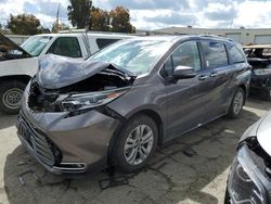 Salvage cars for sale at Martinez, CA auction: 2023 Toyota Sienna Limited