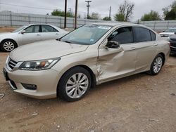 Salvage cars for sale at Oklahoma City, OK auction: 2014 Honda Accord EXL