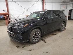 Salvage cars for sale from Copart Center Rutland, VT: 2023 Toyota Highlander Hybrid XLE