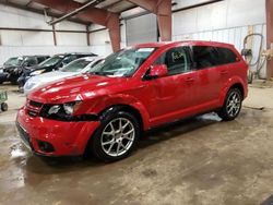 Salvage cars for sale at Lansing, MI auction: 2015 Dodge Journey R/T