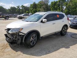 Nissan salvage cars for sale: 2017 Nissan Rogue S