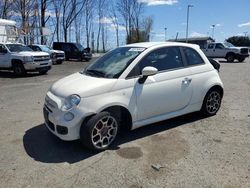 Fiat 500 salvage cars for sale: 2012 Fiat 500 Sport