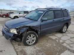Salvage cars for sale from Copart Walton, KY: 2006 Toyota Highlander Hybrid