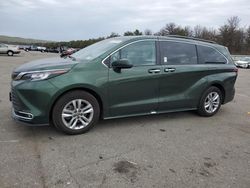 Salvage cars for sale at Brookhaven, NY auction: 2022 Toyota Sienna XLE