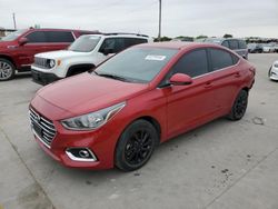 Salvage cars for sale at Grand Prairie, TX auction: 2022 Hyundai Accent SE