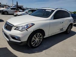Salvage cars for sale from Copart Grand Prairie, TX: 2017 Infiniti QX50