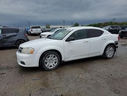 Salvage cars for sale from Copart Indianapolis, IN: 2012 Dodge Avenger SE