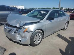 Salvage cars for sale at Grand Prairie, TX auction: 2009 Toyota Camry SE